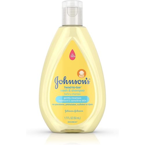 Johnsons Johnson's Head-to-toe Tearless Gentle Baby Wash & Shampoo, 1.7 Fl. Oz, 1.70 Oz