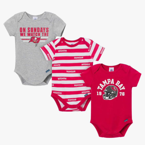 Gerber NFL Baby Boys 3-Pack Onesie Bodysuit