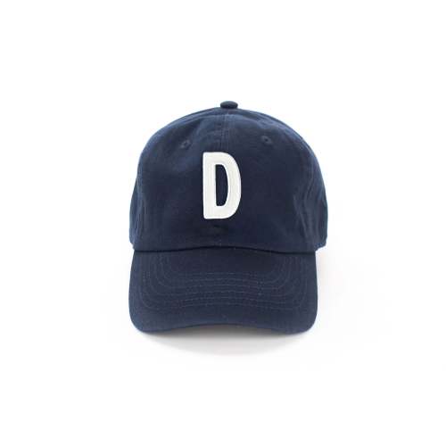 Navy Blue Letter Baseball Hat