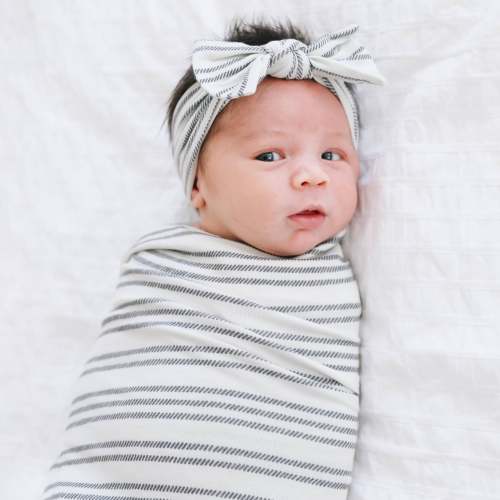 Knit Swaddle Blanket - Midtown