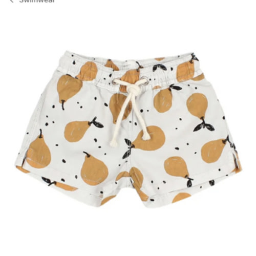 Pears Bébé Organic Cotton Swim Shorts | Light grey