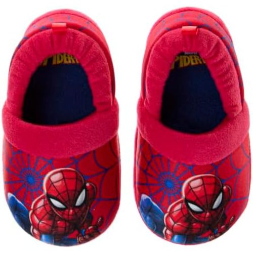 Spider-Man Toddler Boys Plush Aline Slippers