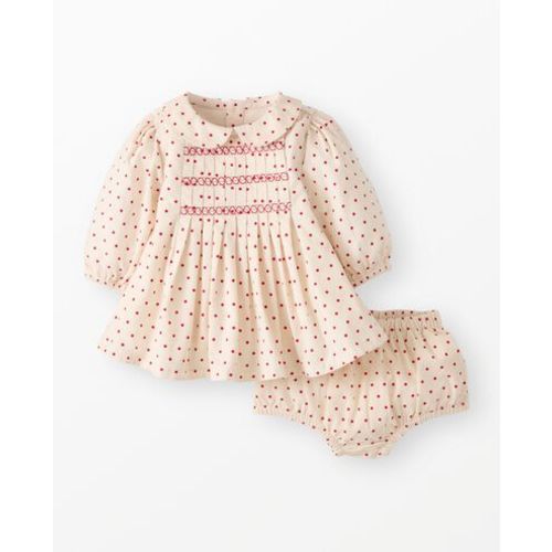 Baby Embroidered Corduroy Dress & Bloomers Set