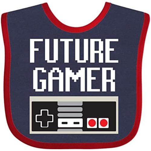inktastic Future Gamer. Baby Bib