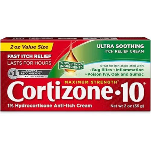 Cortizone-10 Max Strength Ultra Soothing Itch Relief Cream, 2 oz.