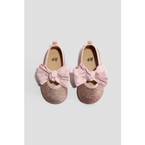 BOW-DETAIL BALLET SHOES