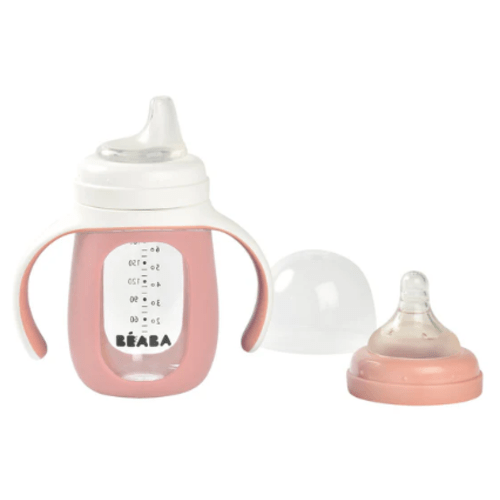 2-in-1 Glass Training Bottle