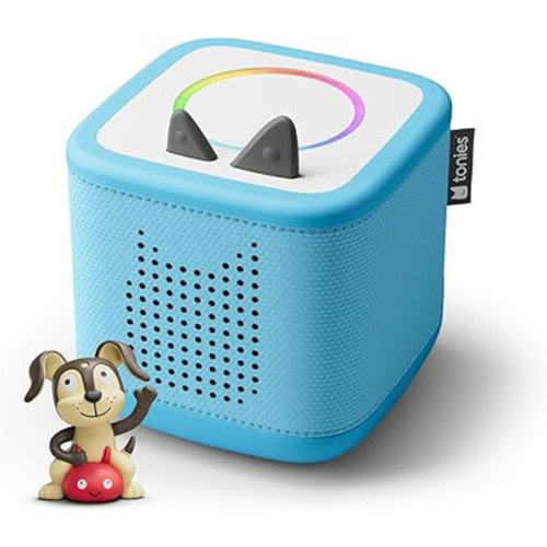 Tonies Toniebox 2 Audio Player Starter Set for Kids 1+ with Playtime Puppy - Sky Blue