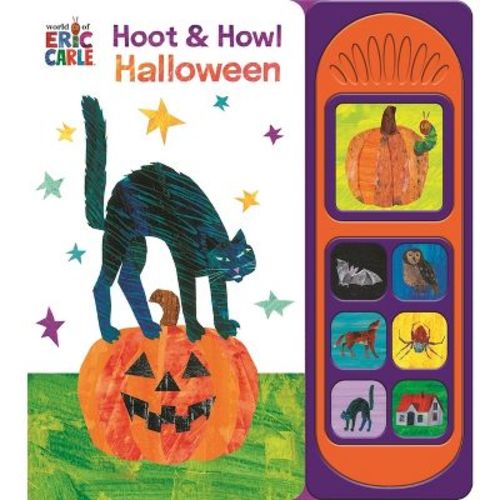 World of Eric Carle: Hoot and Howl Halloween Sound Board Book - (Mixed Media Product)