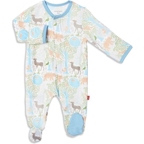 Magnetic Me Footie Pajamas Soft Modal Baby Sleepwear with Quick Magnetic Fastener | Boys and Girls Sleeper Preemie-24 Months