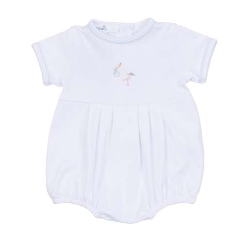 Vintage Stork Bubble - Light Blue