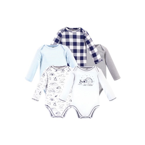 Organic Cotton Long-Sleeve Bodysuits
