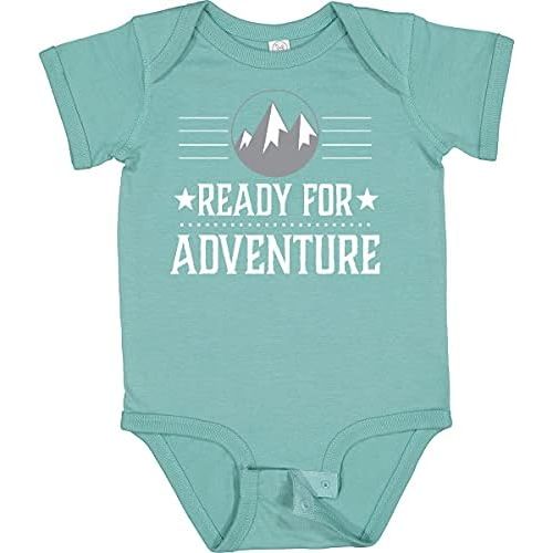 inktastic Ready for Adventure Hiking Camping Baby Bodysuit