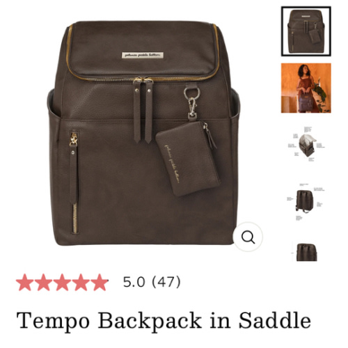 Tempo Backpack in Saddle