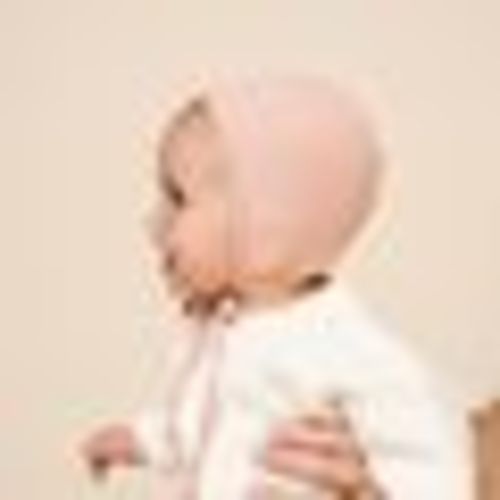 Audrey Ribbed Bonnet - Newborn-3 Month