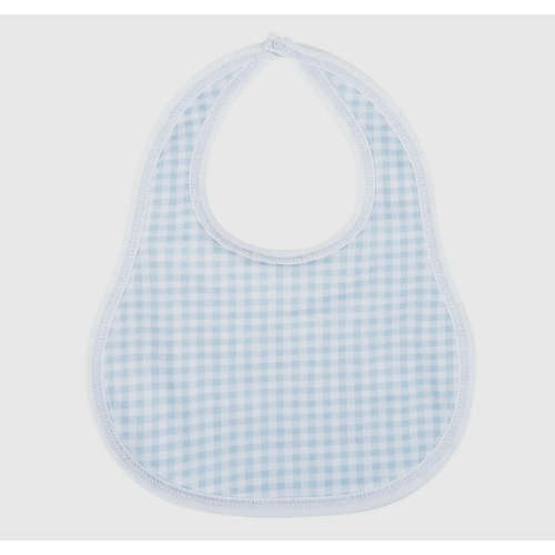 Blue Gingham Bib