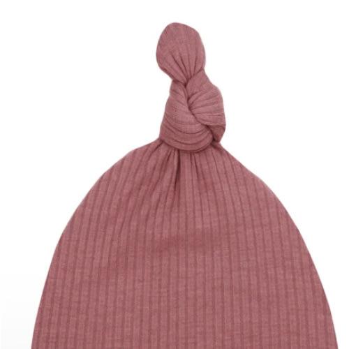 Marjorie Ribbed Top Knot Hat