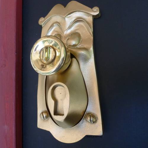 Alice Doorknob Inspired Face Plate Working Movie Prop