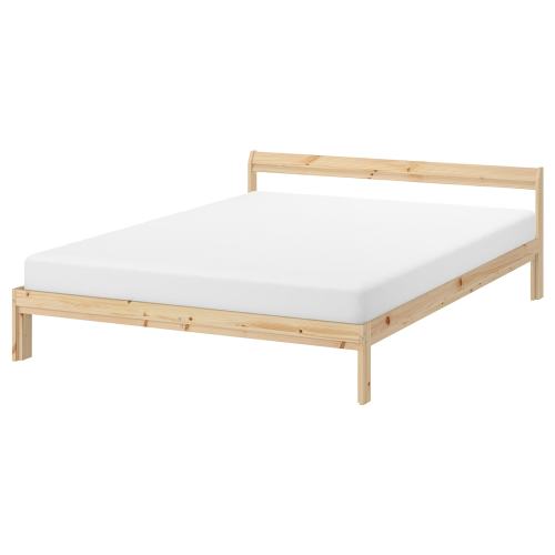 NEIDEN Bed frame - pine/Luröy Full