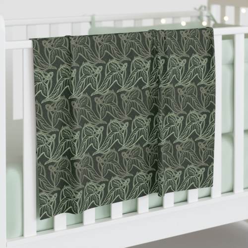 Lorien Leaf Baby Swaddle Blanket, Green, Lord of the Rings Baby Blanket, Rings of Power Infant Wrap, Hobbit Baby Blanket, Legolas Wrap