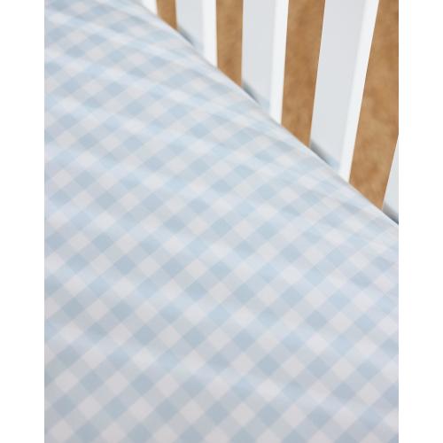 Gingham Crib Sheet | Serena and Lily
