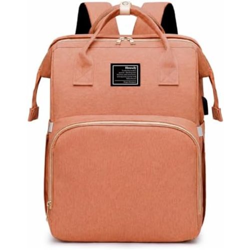 houscly Diaper Bag Backpack with Changing Station, 25L Large Capacity
