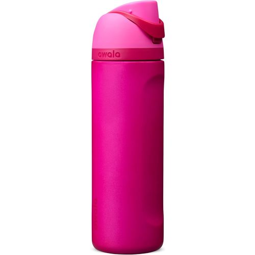 Owala FreeSip Stainless Steel Water Bottle 24 oz Read My Lips