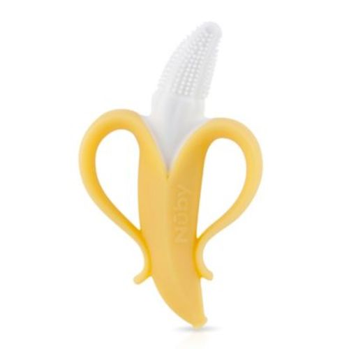 nuby™ Banana NanaNubs Gum Massager in Yellow/White - YELLOW/WHITE - TEETHER