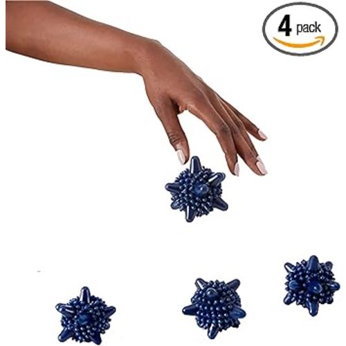 Esembly Agitators, Washer Dryer Balls for Cleaner Softer Laundry, Reusable Eco-Friendly Silicone Laundry Dryer Balls, 4 Pack