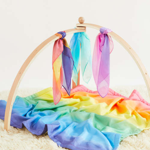 Wooden Baby Gym Bundle – Sarah's Silks