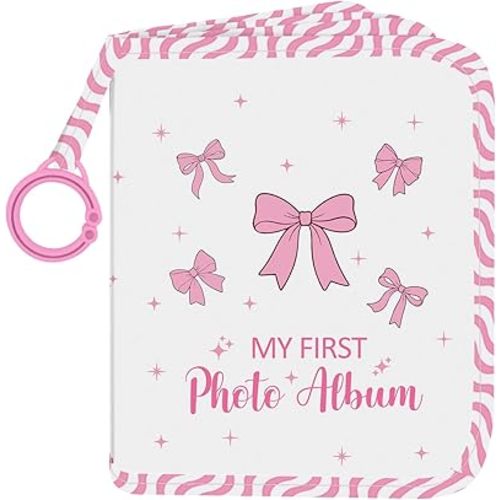 Baby Bow Photo Album, My First Family Soft Photo Album For Baby