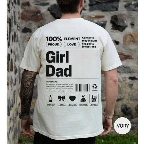 Girl Dad Comfort Colors Shirt