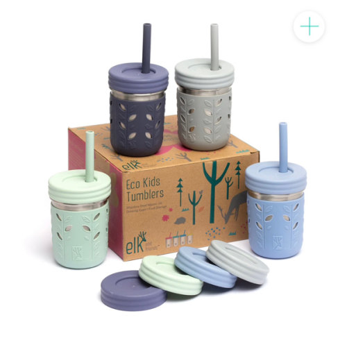 Stainless Steel 10oz Drinking Tumblers + Food Storage