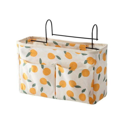 LIUJUAN Bedside storage bag hanging bag hook fabric multi-functional arrangement storage bag bedroom can be hung waterproof storage