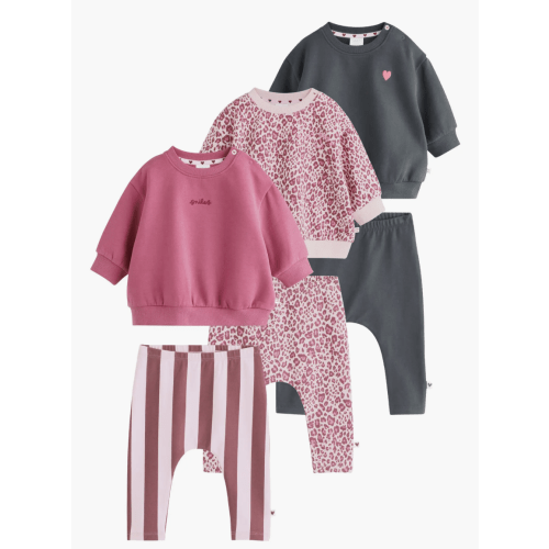 Kids' 6-Piece Sweatshirt and Leggings Set