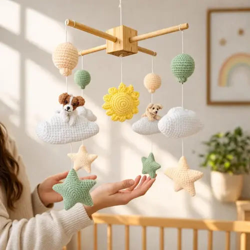 Custom Pet Baby Mobile (style #9)