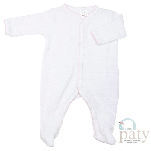 White Footie with Pink Trim
– Over The Moon