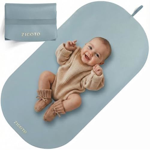 Beautiful Portable Baby Changing Pad - Wipeable Waterproof Diaper Mat