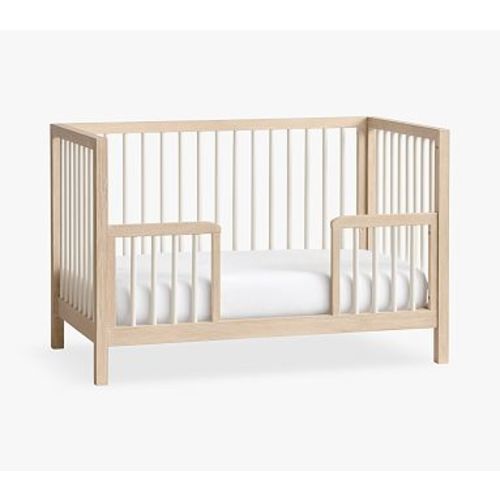 Kendall All Spindle Toddler Bed Conversion Kit Only, Sandstone/Simply White, White Glove Delivery