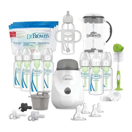Dr. Brown's - All in One Options+, Narrow Anti-Colic Baby Bottle Gift Set