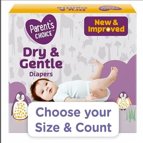 Parent's Choice Dry & Gentle Diapers Size 1