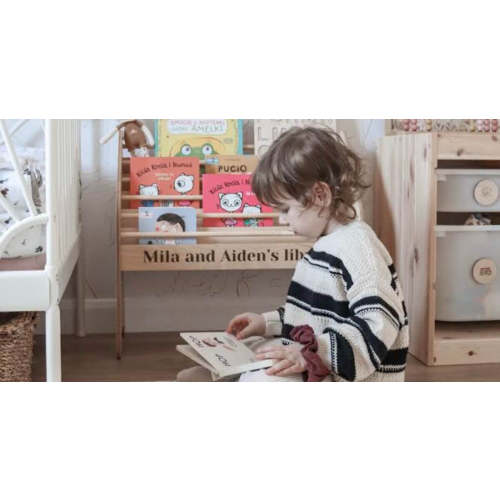 ❖ Wooden Montessori Bookshelf ❖ Enjoy The Wood