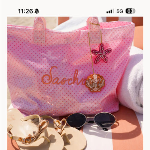 Cabana Clear Coat Tote