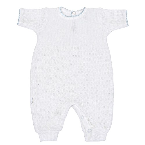 Paty Knit Short Sleeve Romper