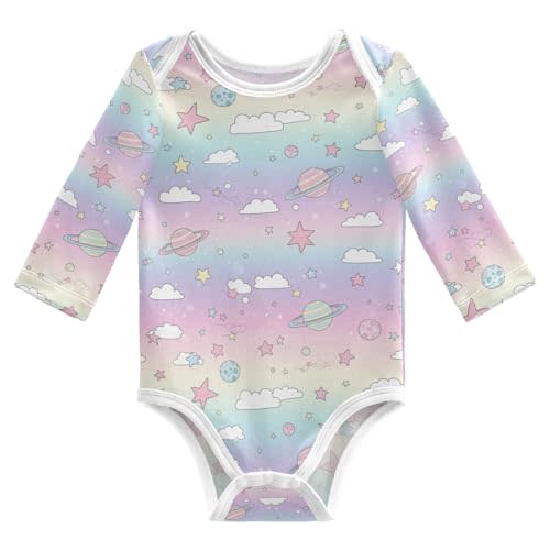 Baby Girls Boys Bodysuit Cotton Long Sleeve Rompers One Piece Baby Clothes Outfits for Newborn Infant 0-24 Month