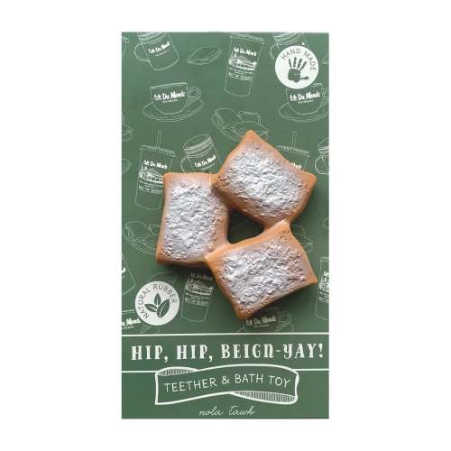 • BEIGNET TEETHER AND BATH TOY