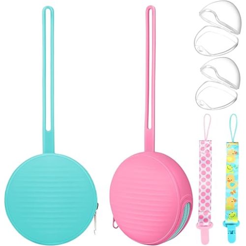 Pacifier Case,Pacifier Holder Case/Pacifier Holder/BPA Free Traveling Baby Essentials Set