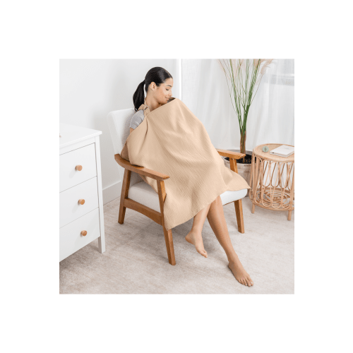 Muslin Nursing Cover, 100% Cotton - 1 Pack, One Size