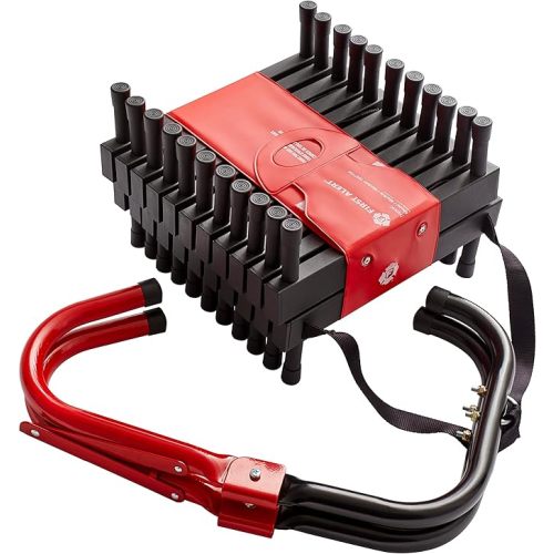 First Alert Two-Story Fire Escape Ladder, 14 Feet, Steel, Anti-Slip, Black