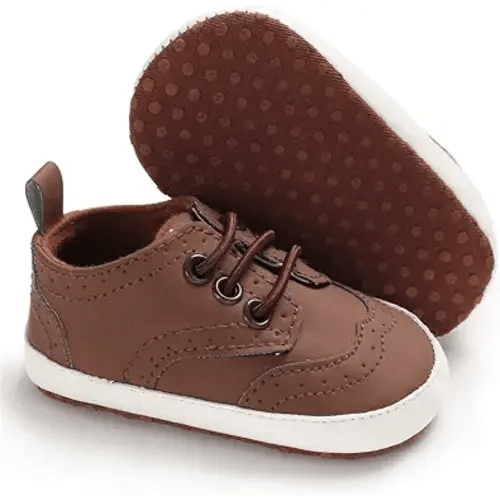 (12-18m) LAFEGEN Baby Boys Girls Classic PU Leather Loafers Soft Sole Oxford Dress Shoes First Walking Flat Moccasins Casual Sneaker